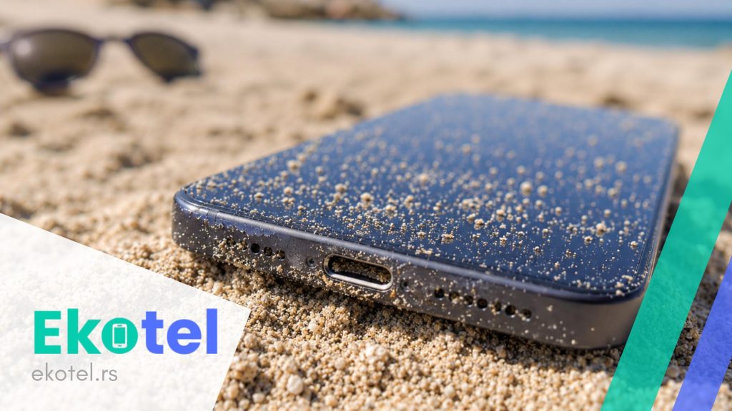 Pesak u konektoru i zvučniku posle plaže – kako bezbedno očistiti telefon