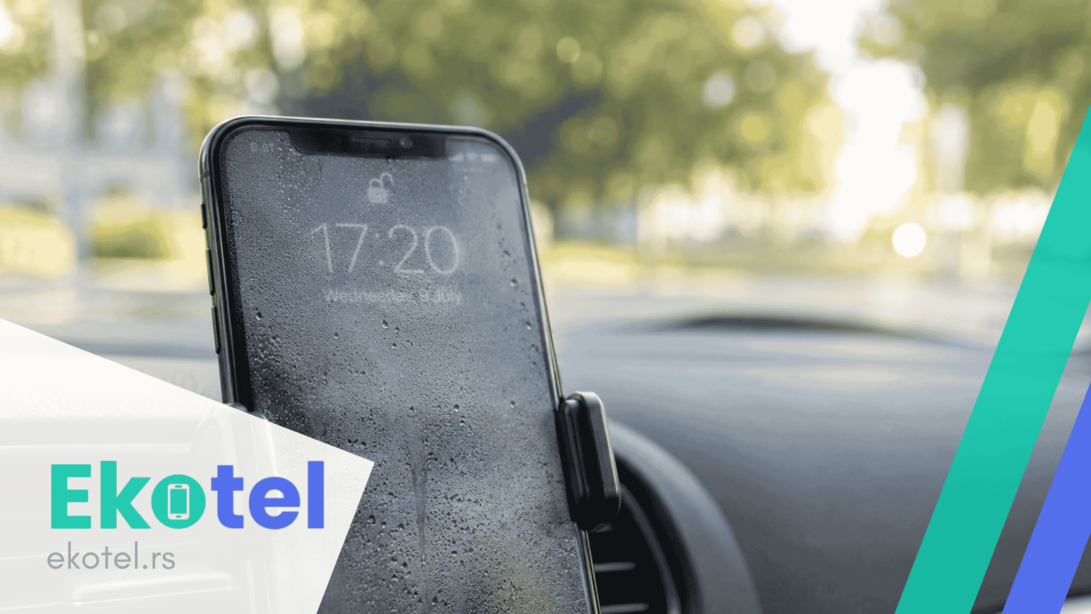 Telefon se zamaglio iznutra – kondenzacija na ekranu posle klime i sunca